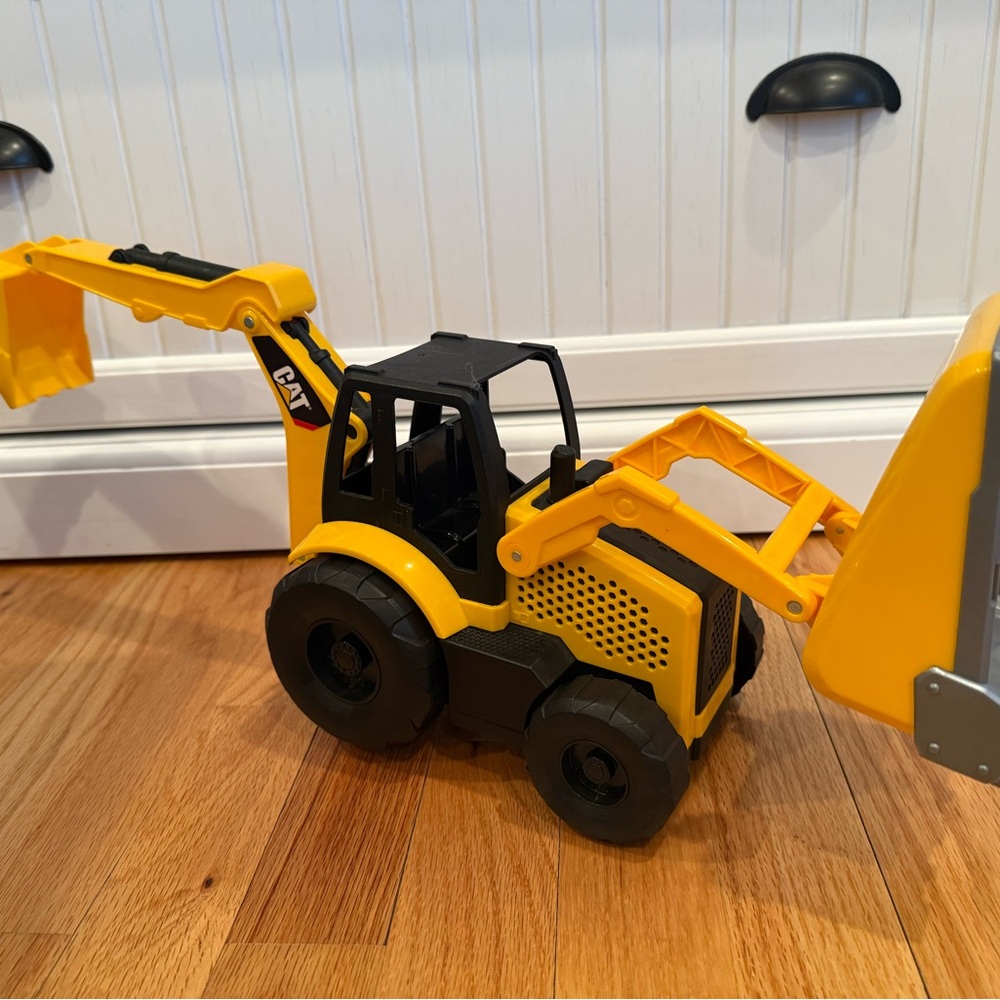 Yellow and Black Toy Excavator